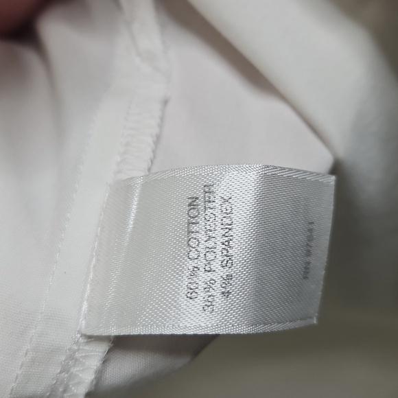 J. Jill Off-white Tuxedo Shirt Size Medium - Picture 5 of 5